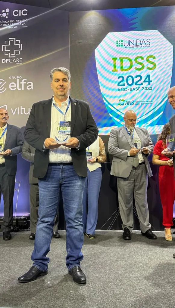 USISAUDE RECEBE PREMIACAO POR NOTA MAXIMA NO IDSS 2024 2