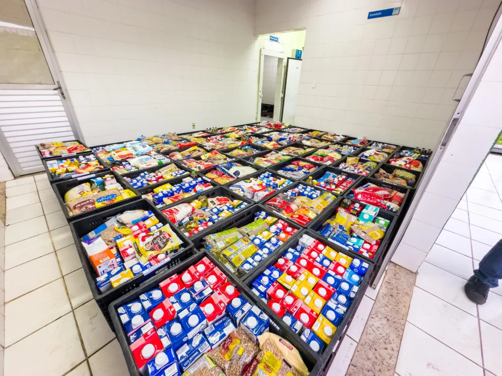 Alimentos arrecadados na Feiraço 2025 são destinados ao Banco de Alimentos de Ipatinga