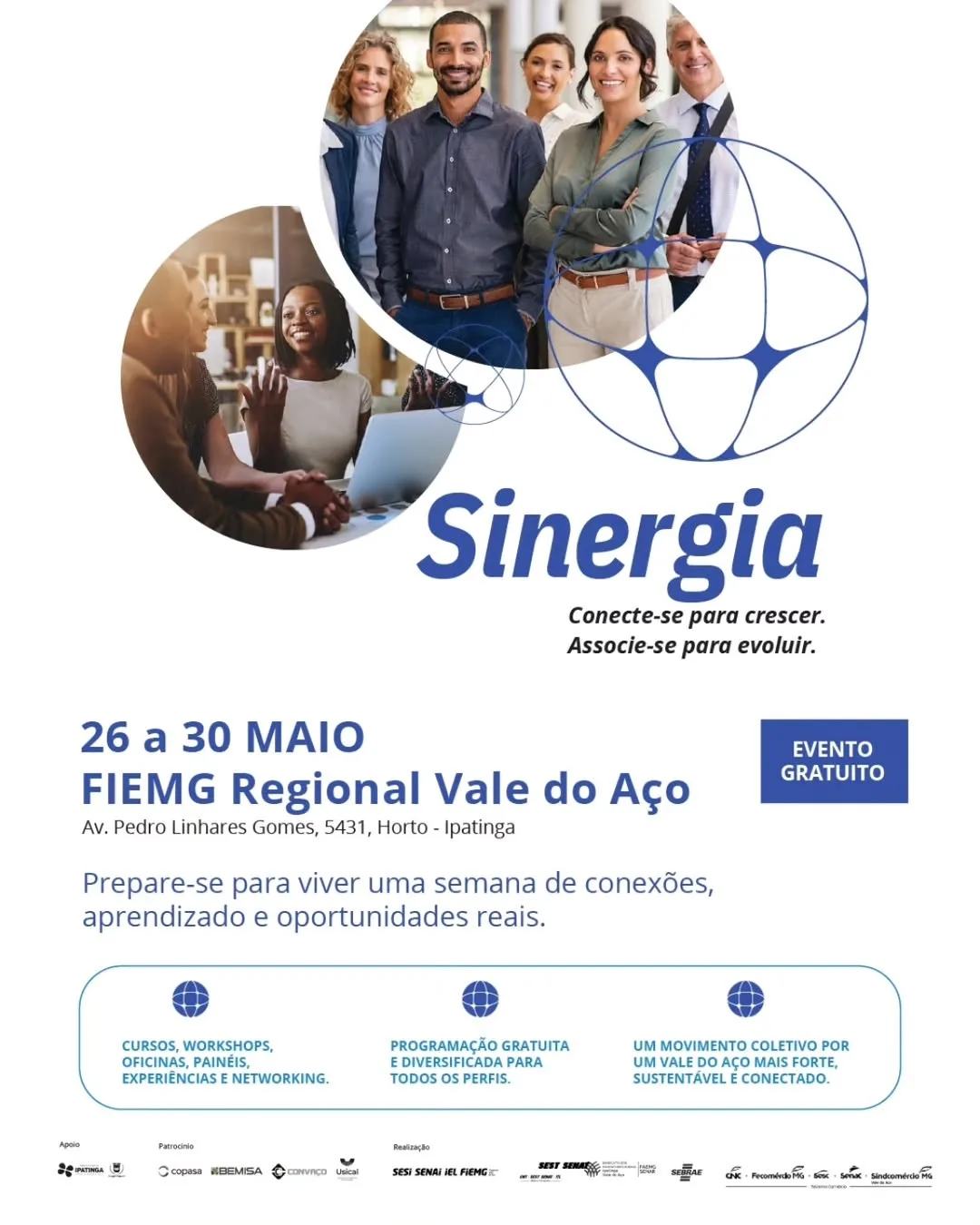 SISTEMA FECOMÉRCIO MG PARTICIPA DO SINERGIA COM AÇÕES GRATUITAS SOBRE EDUCAÇÃO PROFISSIONAL, MARKETING