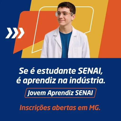 ABERTA INSCRIÇÕES PARA CURSOS GRATUITOS DE APRENDIZAGEM INDUSTRIAL DO SENAI 1 a4f390a5 9746 4067 bbcd 7f5f5f7edf98