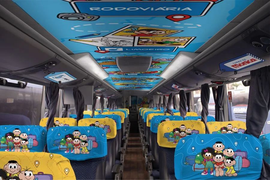 ÔNIBUS DA TURMA DA MÔNICA DA VIAÇÃO ÁGUIA BRANCA CHEGA AO LESTE DE MINAS 3 42faef3ec40dd50e62f2da645257b795 1