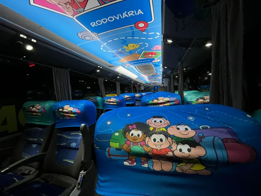 Onibus Turma da Monica Divulgacao Viacao Aguia Branca 1 e1755805975765