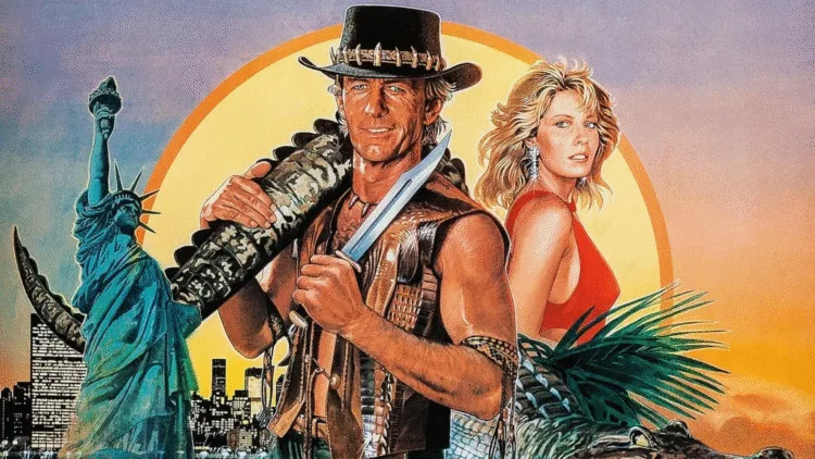 10 CLÁSSICOS DO CINEMA QUE COMPLETAM 40 ANOS EM 2026 5 Crocodilo Dundee 1 Divulgacao Paramount Pictures Brasil