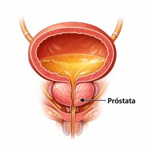 CÂNCER DE PRÓSTATA OU PRÓSTATA AUMENTADA? ENTENDA AS DIFERENÇAS SINTOMAS E TRATAMENTOS 4 Ilustracao anatomica da prostata 1
