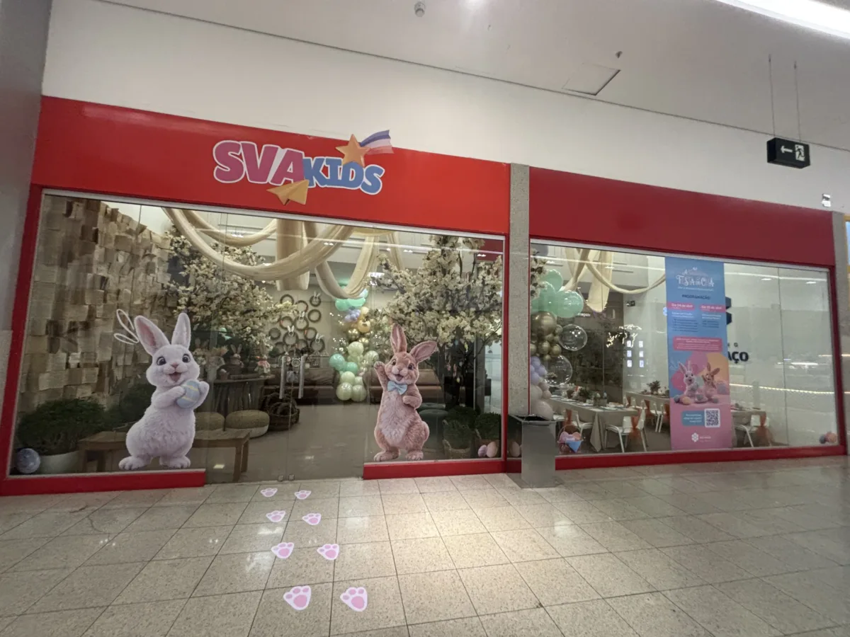 SHOPPING VALE DO AÇO PROMOVE PROGRAMAÇÃO INFANTIL GRATUITA DE PÁSCOA NESTE FIM DE SEMANA 2 SVA KIDS no 1 piso do Shopping Vale do Aco scaled e1775238421412