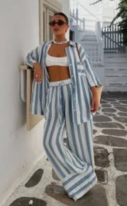 LISTRAS: A TENDÊNCIA QUE VAI INVADIR O GUARDA-ROUPA FEMININO 4 CONJUTO LISTRADO 2