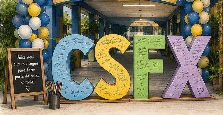 COLÉGIO SÃO FRANCISCO XAVIER CELEBRA 64 ANOS FORTALECENDO MEMÓRIAS, VÍNCULOS E O SENTIMENTO DE PERTENCIMENTO 1 Projeto Letras Afetivas do CSFX