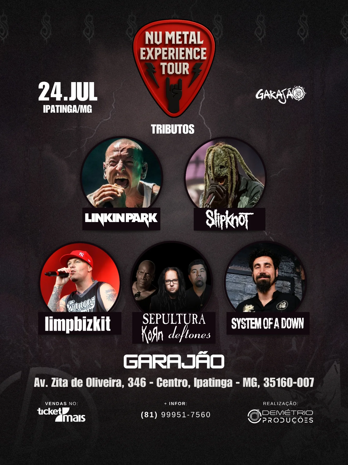Socialyte – Notícias, Agenda de eventos e Coluna Social 14 NU METAL EXPERIENCE TOUR