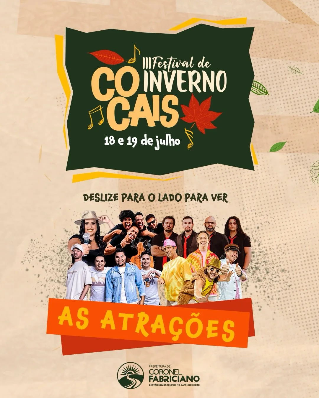 Socialyte – Notícias, Agenda de eventos e Coluna Social 9 III FESTIVAL DE INVERNO COCAIS