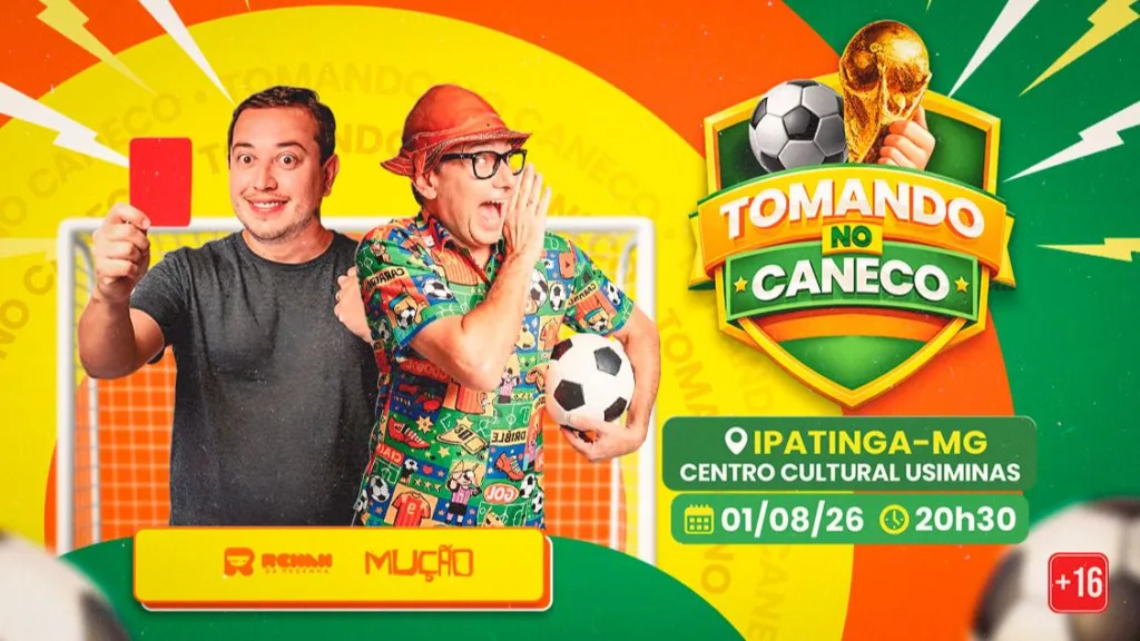 MUÇÃO E RENAN DA RESENHA CHEGAM A IPATINGA COM O SUCESSO "TOMANDO NO CANECO" 3 TOMANDO NO CANECO