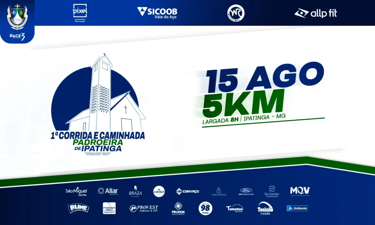 Socialyte – Notícias, Agenda de eventos e Coluna Social 14 CORRIDA E CAMINHADA DA PADROEIRA DE IPATINGA