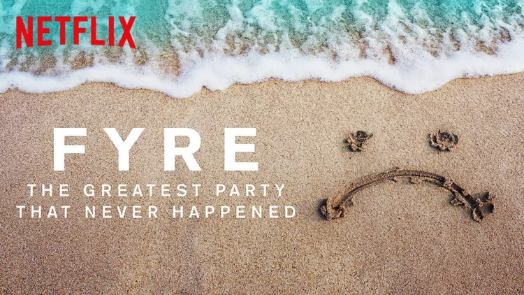 3 OBRAS INCRÍVEIS NO STREAMING QUE TODO LÍDER DEVERIA ASSISTIR 4 Fyre Festival Fiasco no Caribe Divulgacao Netflix