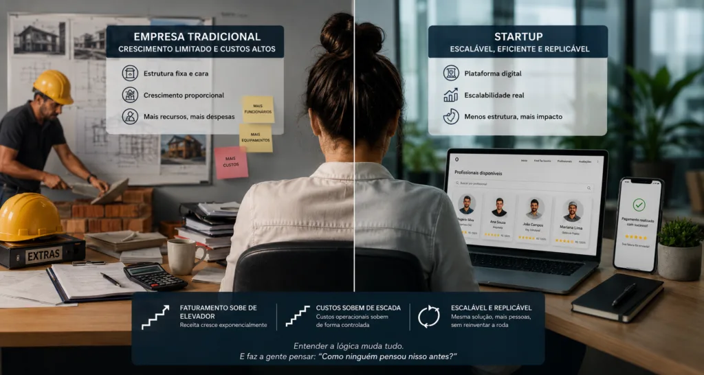 O QUE É STARTUP? DESMISTIFICANDO O FENÔMENO DA INOVAÇÃO 2 MODELO TRADICIONAL VS STARTUP