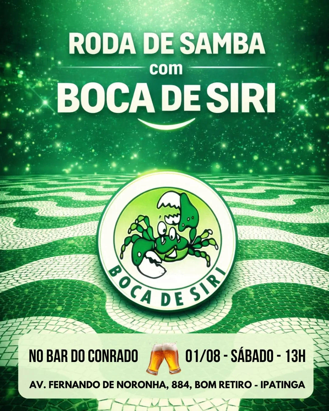Socialyte – Notícias, Agenda de eventos e Coluna Social 10 RODA DE SAMBA COM BOCA DE SIRI