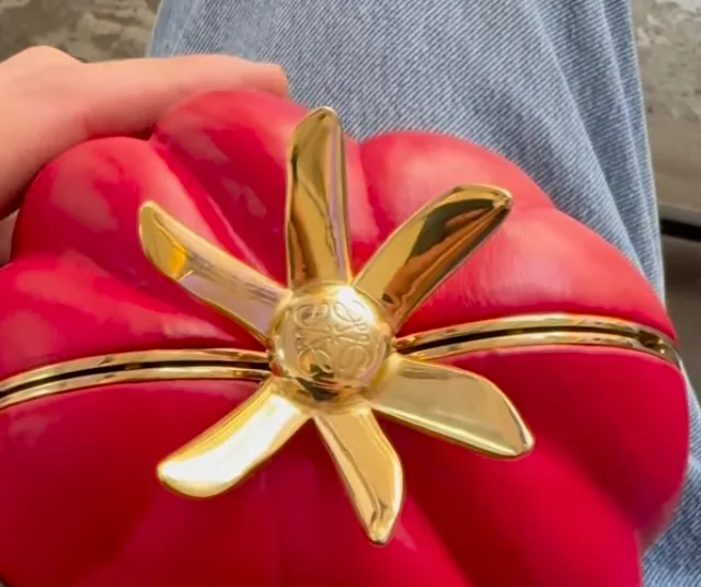 FRUTAS INVADEM A MODA (E A DECORAÇÃO) A TENDÊNCIA MAIS SABOROSA DA TEMPORADA 2 bolsa tomate loewe