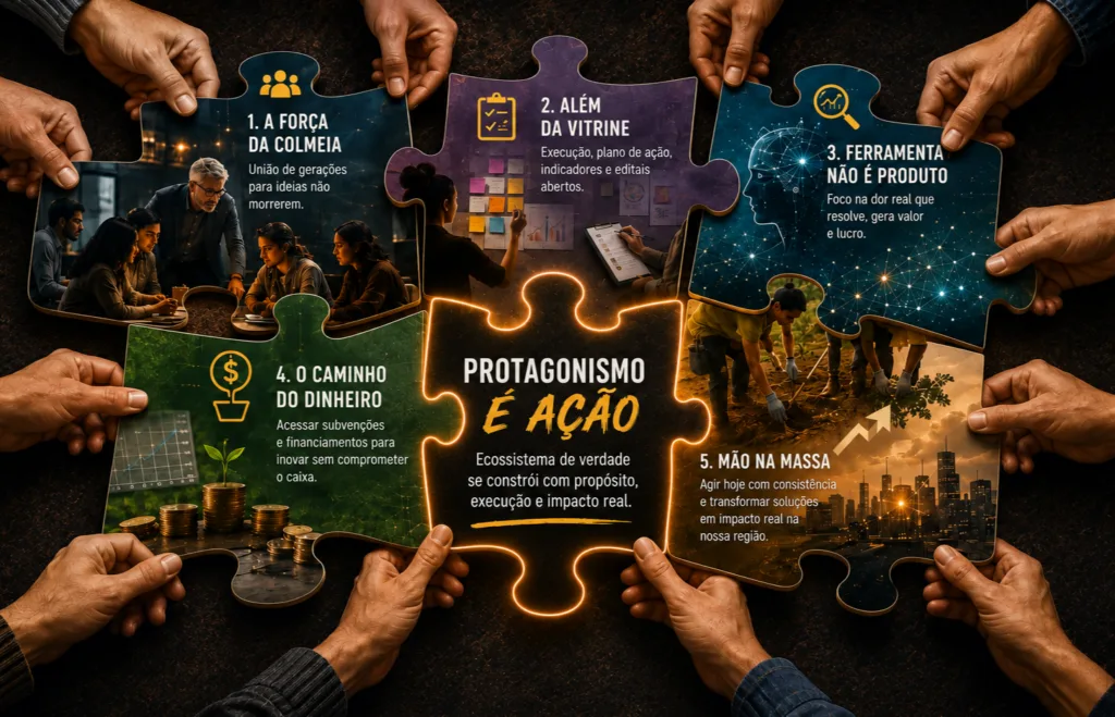 PARA TER MEL DE QUALIDADE, A COLMEIA INTEIRA PRECISA TRABALHAR 2 Inovação regional: 5 passos para criar um ecossistema de inovação
