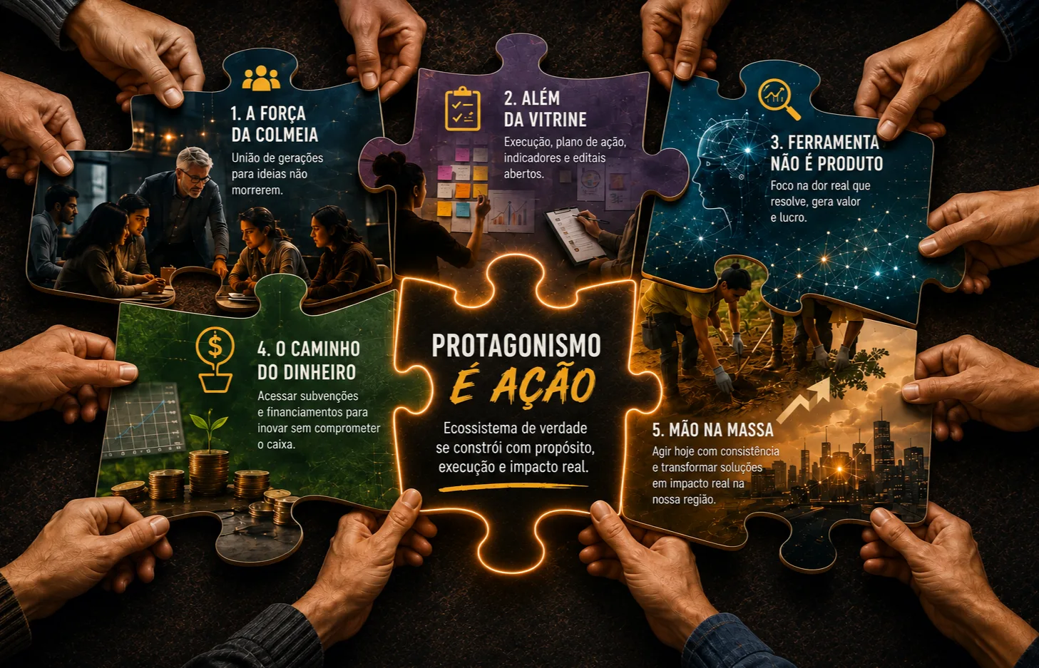 PARA TER MEL DE QUALIDADE, A COLMEIA INTEIRA PRECISA TRABALHAR 1 Inovação regional: 5 passos para criar um ecossistema de inovação