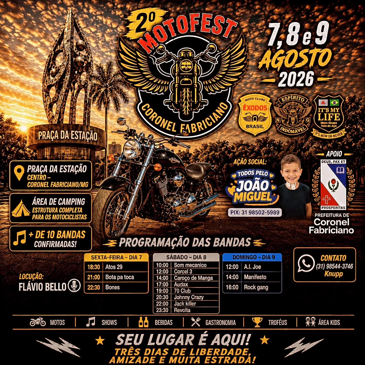 Socialyte – Notícias, Agenda de eventos e Coluna Social 10 2º MOTOFEST CORONEL FABRICIANO