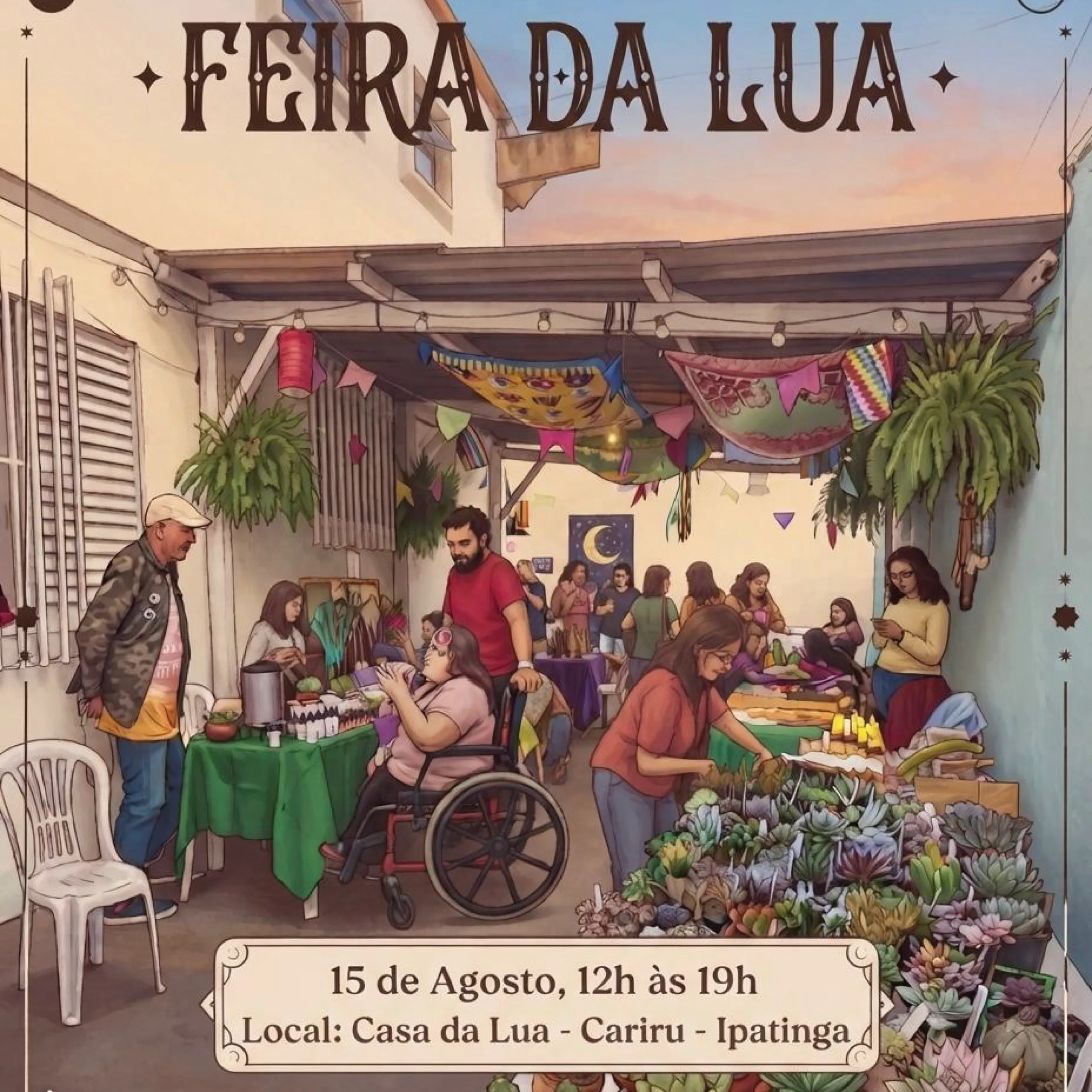 FEIRA DA LUA REÚNE ARTE, ARTESANATO, GASTRONOMIA E TERAPIAS EM IPATINGA 1 Artes 01 scaled