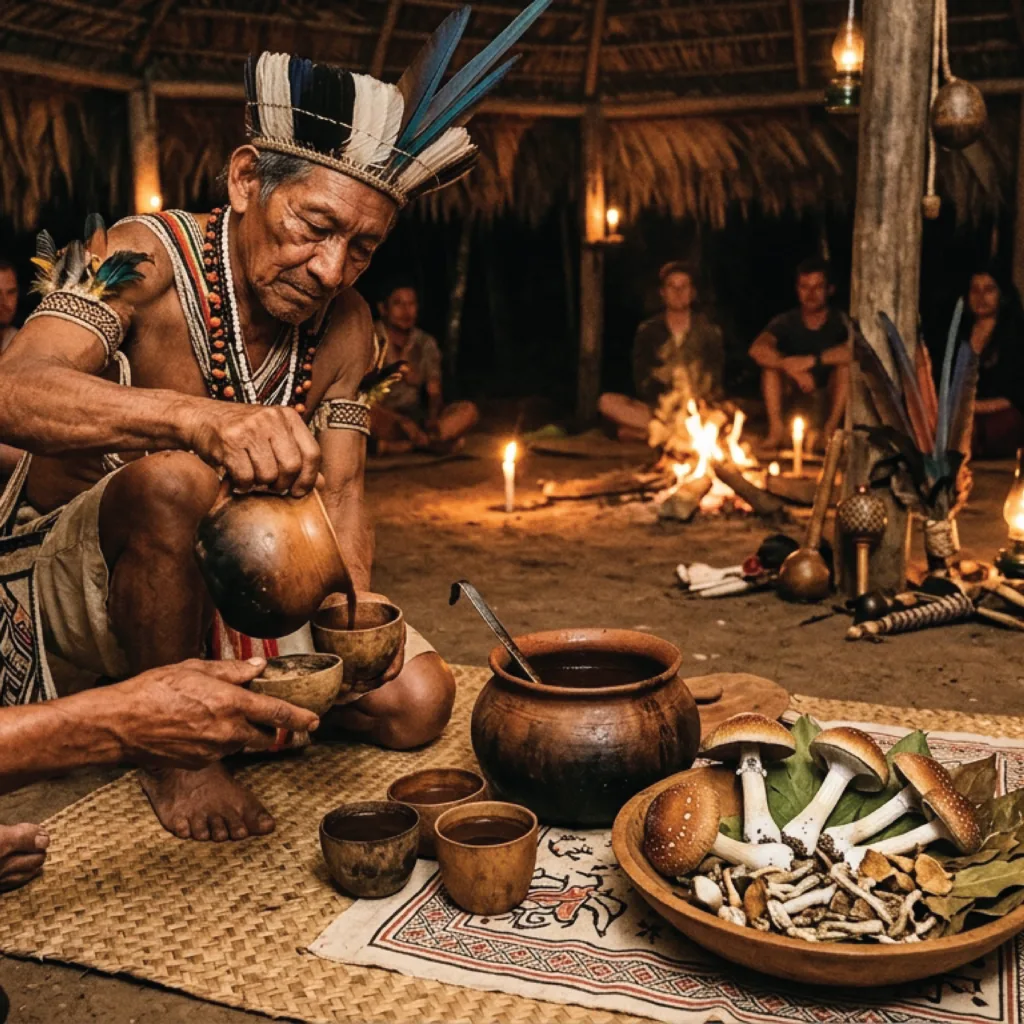 MINHA EXPERIÊNCIA COM AYAHUASCA E COGUMELO CUBENSIS 2 Artes 07