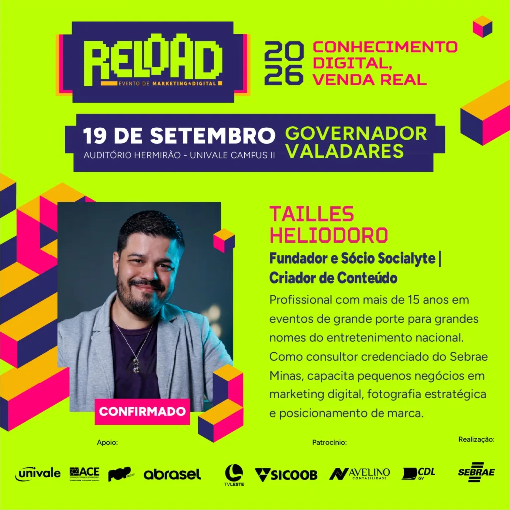 RELOAD RETORNA A GOVERNADOR VALADARES 2 RELOAD