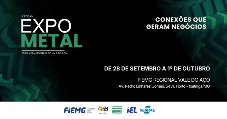 Socialyte – Notícias, Agenda de eventos e Colunistas 13 5ª EXPOMETAL - FEIRA METALMECÂNICA DO VALE DO AÇO