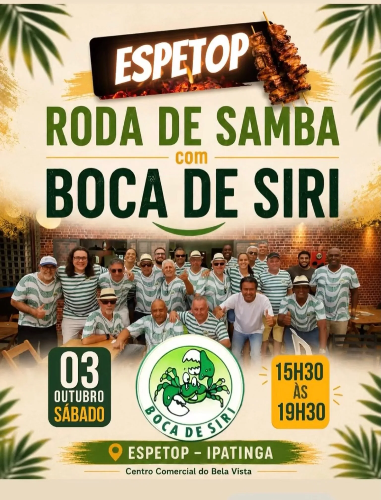 RODA DE SAMBA COM BOCA DE SIRI