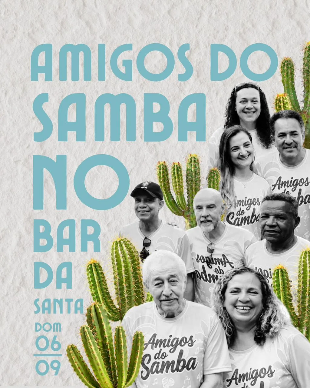 Socialyte – Notícias, Agenda de eventos e Colunistas 14 AMIGOS DO SAMBA NO BAR DA SANTA