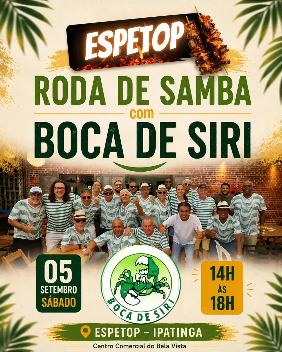 Socialyte – Notícias, Agenda de eventos e Colunistas 11 RODA DE SAMBA COM BOCA DE SIRI
