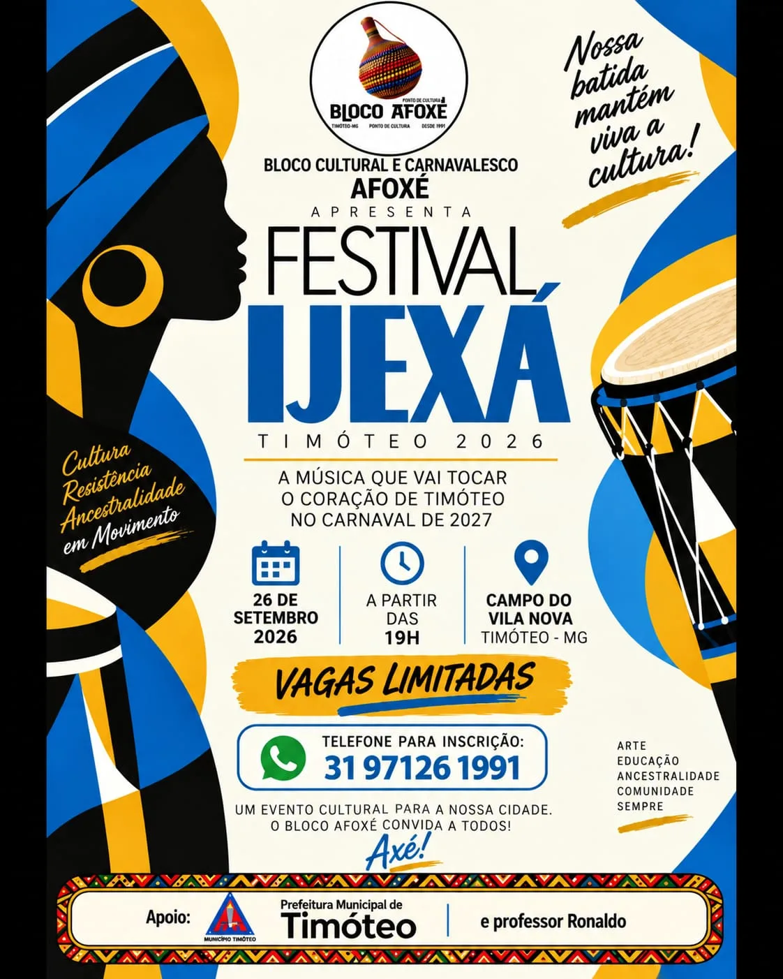 Socialyte – Notícias, Agenda de eventos e Colunistas 14 FESTIVAL IJEXÁ TIMÓTEO 2026