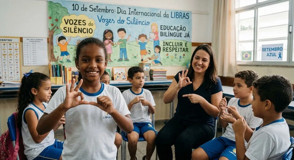 A FORÇA DO DIA INTERNACIONAL DA LIBRAS. 1 imagem