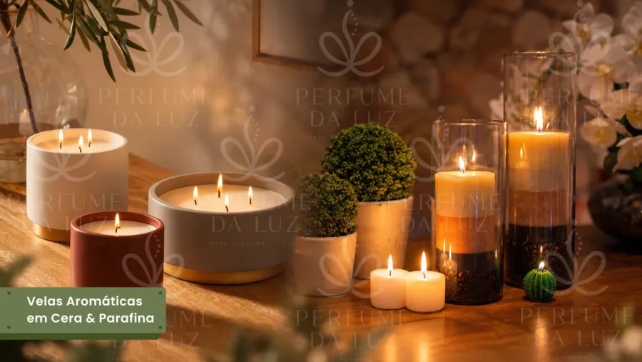 CURSO PRESENCIAL EM IPATINGA - VELAS AROMÁTICAS E DECORATIVAS